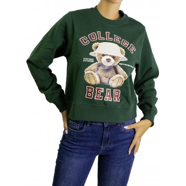 Felpa con stampa bila bear Only 